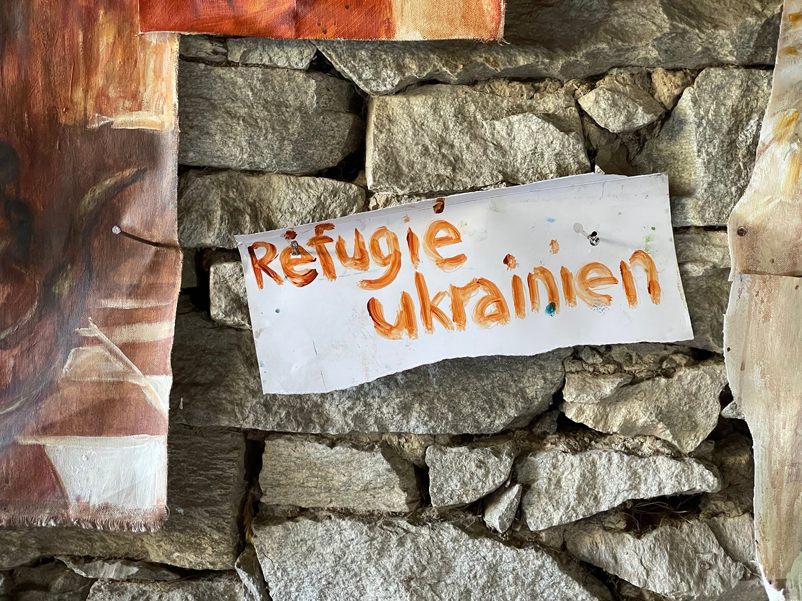Ukrainian artist at Stone Oven House