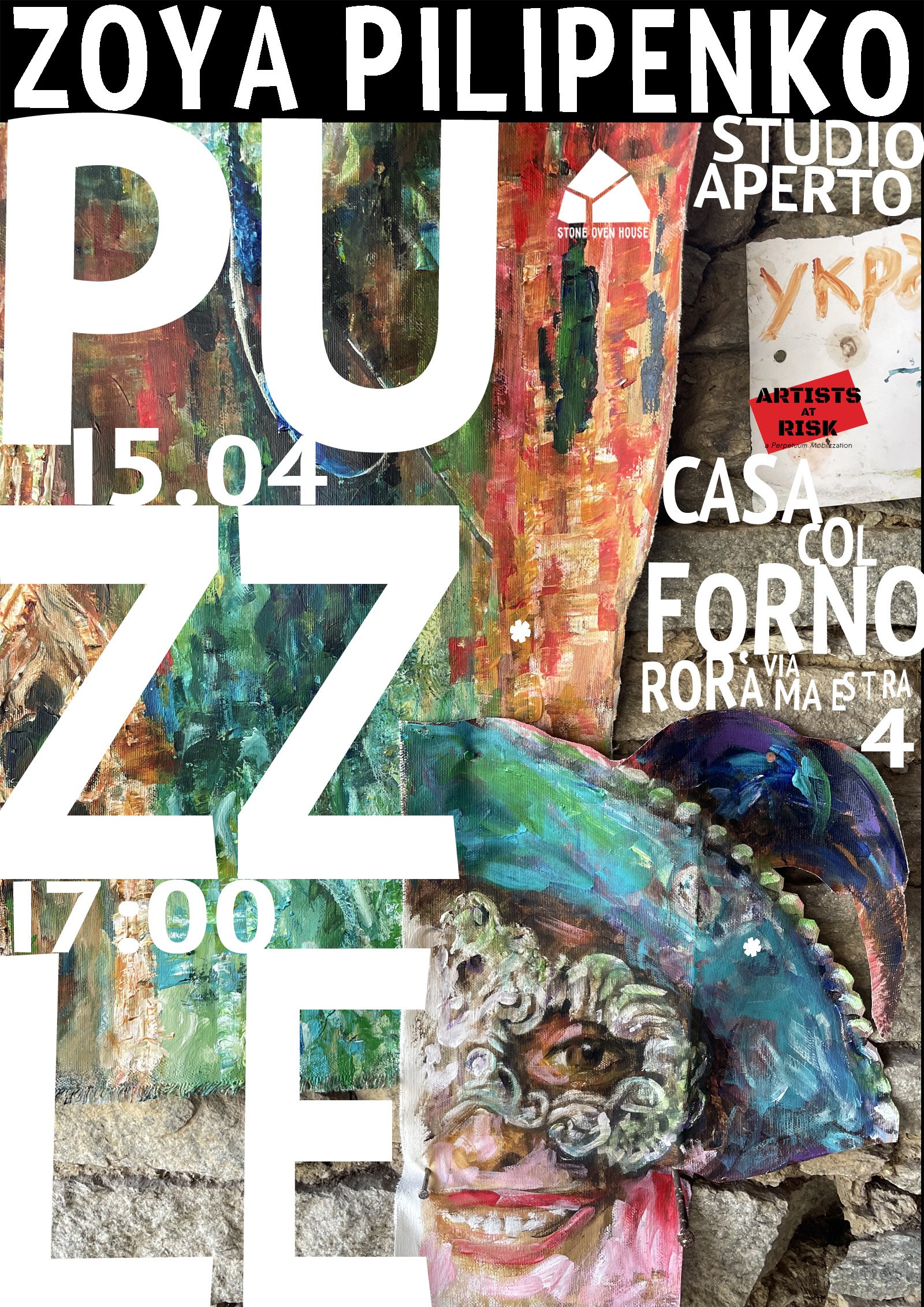 Ukrainian artist at Stone Oven House